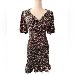 Abercrombie & Fitch Floral Puff Sleeve Dress size Small